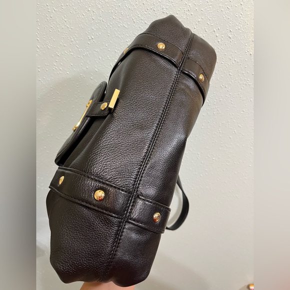 Like new Michael Kors Fulton Satchel Black Leather - Picture 12 of 14